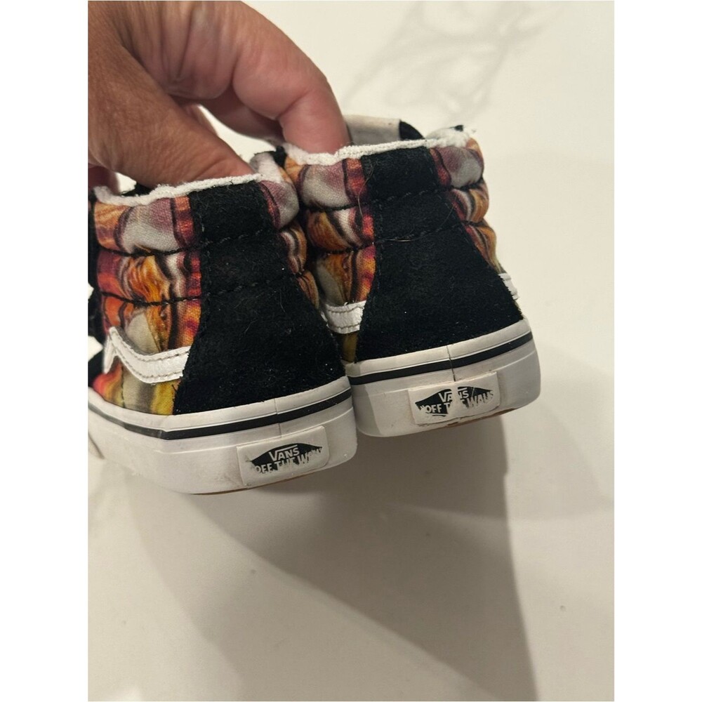 Toddler size 7, Vans Toddler Sk8-Mid Reissue V shoes "Shark Sunset" - Picture 5 of 6